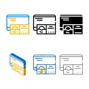 Disc with operating system color icon vector designs Stock Illustration