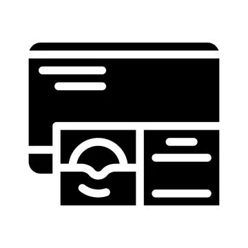 Disc with operating system glyph icon vector illustration Stock Illustration