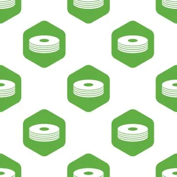 Disc pile pattern Иллюстрация
