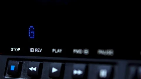 Disc player with screen. The word "good bye" is written on the screen Stock Footage 114088343