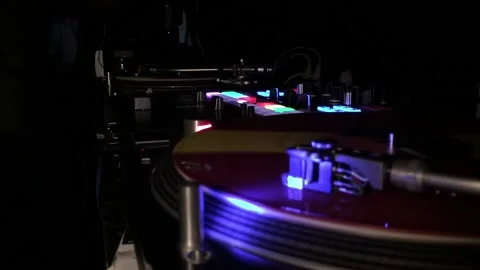 Disc spinning and bumping Stock Footage 146333715
