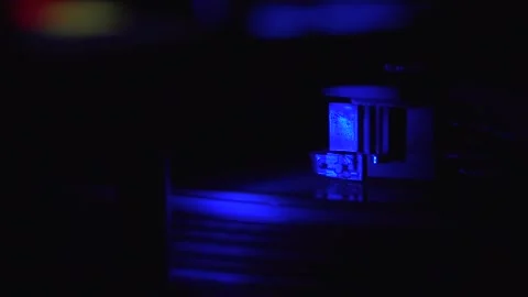 Disc spinning in turntable Stock Footage 146333622