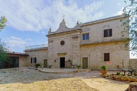 Discalced Carmelite Order Muhraqa Monastery Stock Photos