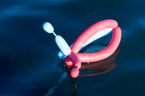 Discarded Balloon Stockfoto's