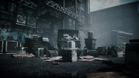 Discarded Bitcoin ASIC Miners Lying in Landfill, Cryptocurrency Mining Equipment 스톡 동영상 347318817