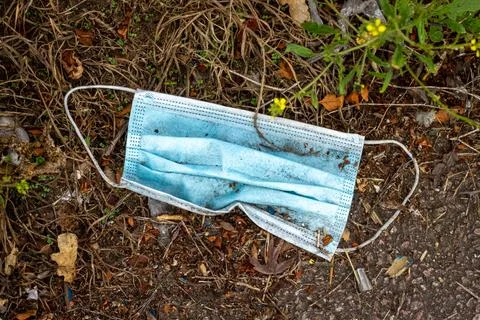 Discarded mask Stock Photos