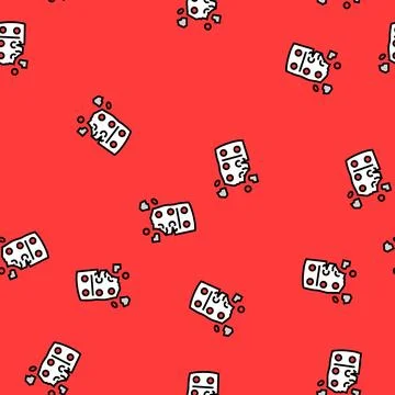 Discarded medicine packaging vector seamless pattern Stock Illustration