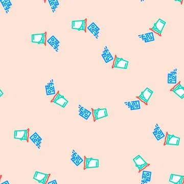 Discarded medicine packaging vector seamless pattern Stock Illustration
