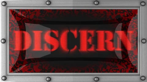 Discern on led Stock Footage 8696771