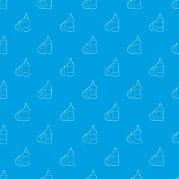 Dischwashing liquid pattern vector seamless blue 스톡 일러스트