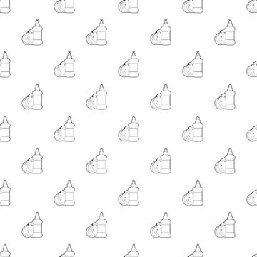 Dischwashing liquid pattern vector seamless 스톡 일러스트