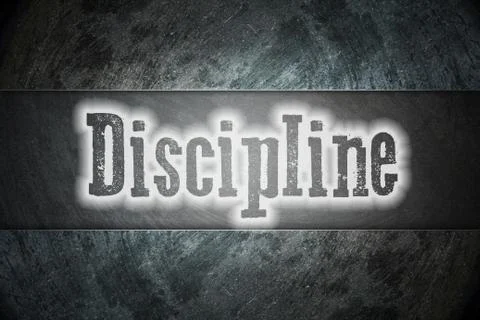 Discipline concept Stock Illustration