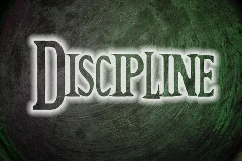 Discipline concept Stock Illustration