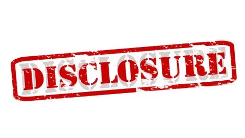 Disclosure Illustrazione stock