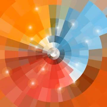 Disco background colored Stock Illustration