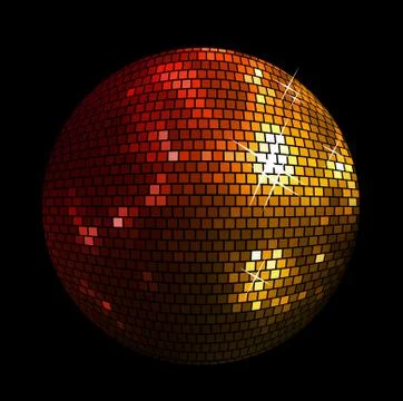 Disco background Illustrazione stock