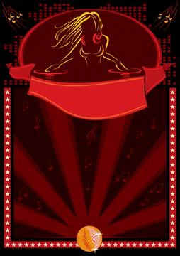 Disco background Stock Illustration