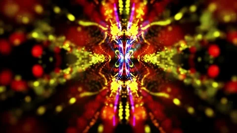 Disco background Red - Yellow Video stock 76139954