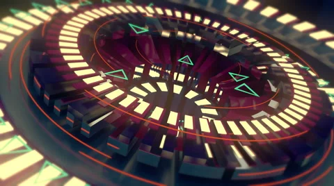 Disco background with soft edges Stock Footage 68603621