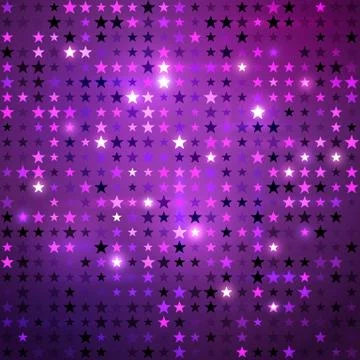 Disco background with stars Stock Illustration