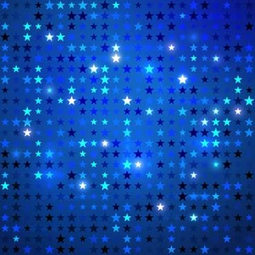 Disco background with stars Stock Illustration