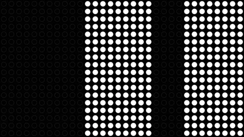 Disco background with white transitions from circles. Large pixels for concert Stock Footage 145176003