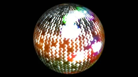 Disco ball 1 Video stock 10824742