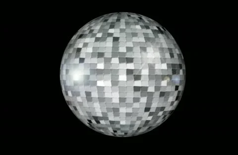 Disco Ball with Alpha Channel Stock Footage