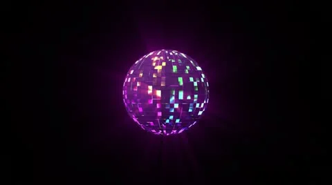 Disco ball. Alpha matte Stock Footage 20612210