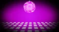 Disco ball and purple dance floor, loop HD HD Footage