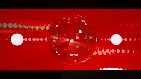 Disco ball with animated background &amp; rays 動画素材 46506667