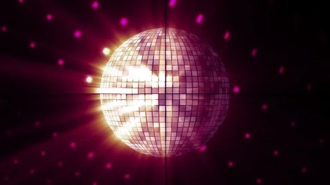 Disco ball animation Stock Footage 74903534