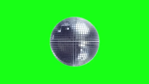 Disco ball animation on green screen Stock Footage 335427219