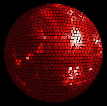 Disco ball background Illustrazione stock