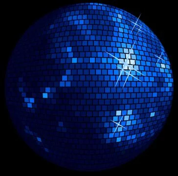 Disco ball background Stock Illustration