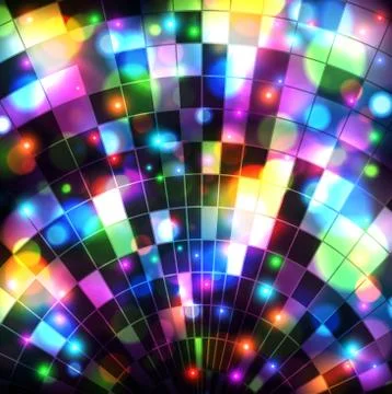Disco ball background Stock Illustration