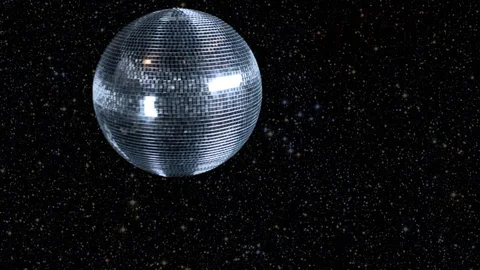 Disco ball in cosmos Stock Footage 88656190
