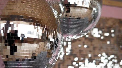 Disco ball at a dance hall party. Stock Footage 150957560