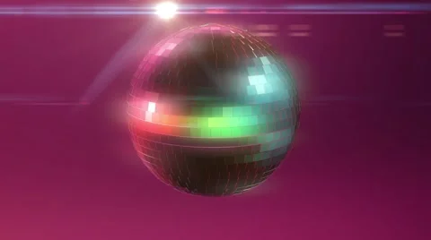 Disco ball Video stock 46152277