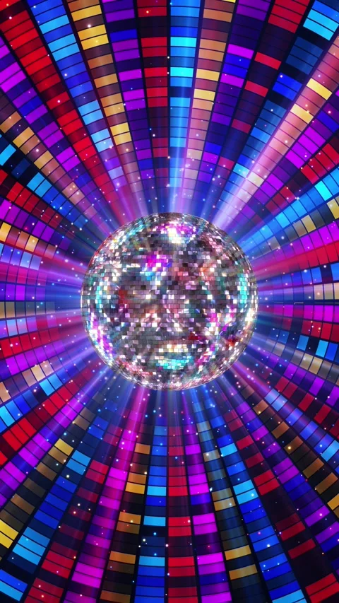 Disco ball glitter light effect bokeh elements. Luxury background about Stock Footage 333903622