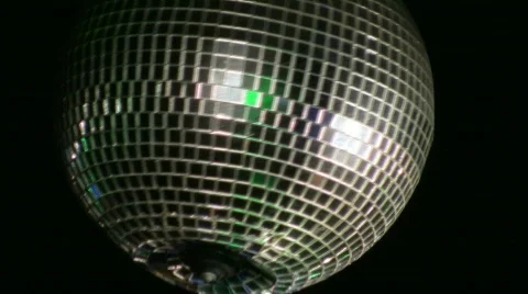Disco ball handheld shot Stock Footage 695257