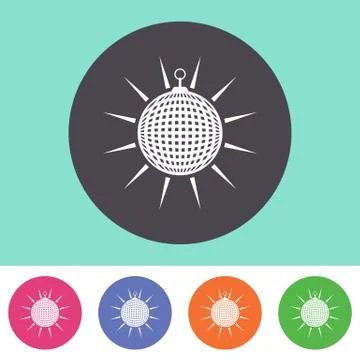 Disco ball icon Иллюстрация