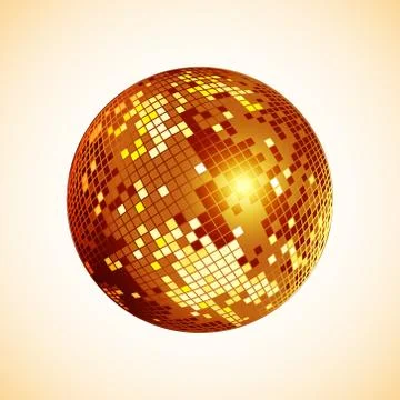 Disco ball icon Stock Illustration