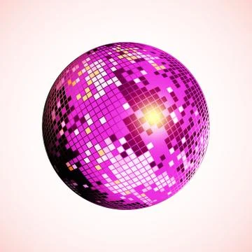 Disco ball icon Stock Illustration