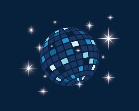 Disco ball icon vector illustration design Stock Illustration