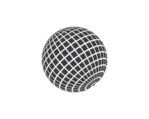 Disco ball icon vector illustration design Illustrazione stock