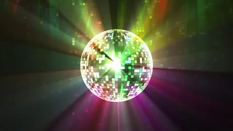 Disco ball with Led Light Stock-Footage 322033420