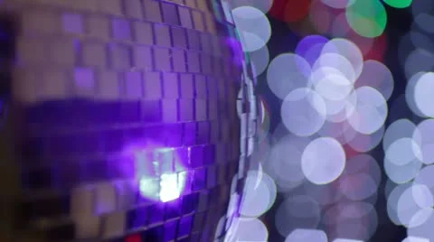 Disco ball light effect Video stock 12519963