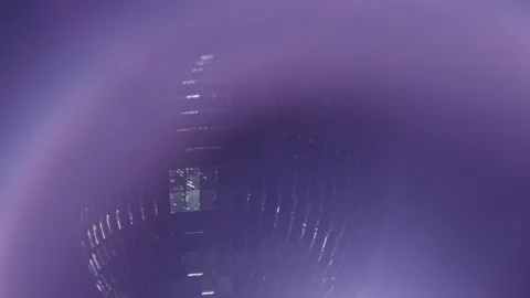 Disco Ball With Light Leaks Video stock 196142763