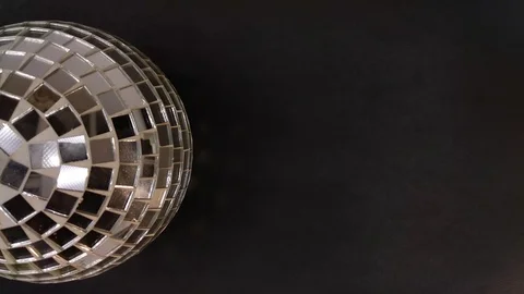 Disco ball light reflection background Stock Footage 99687855